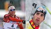 Emil Hegle Svendsen og Martin Fourcade