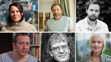 De nominerte til P2s romanpris 2013 (Foto: NRK, NTB Scanpix/Fredrik Varfjell, Tove. K. Breistein, Gyldendal, Finn Ståle Felberg) De nominerte til P2s romanpris 2013 (Foto: NRK, NTB Scanpix/Fredrik Varfjell, Tove. K. Breistein, Gyldendal, Finn Ståle Felberg)