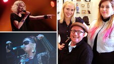 Marthe Valle, Miss Harmonica og Per Sundnes idet det ble klart at jentene skal være med i MGP. (NRK/Scanpix) Marthe Valle, Miss Harmonica og Per Sundnes idet det ble klart at jentene skal være med i MGP. (NRK/Scanpix)