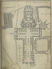 Plantegning Westminster Abbey 1894 Plantegning Westminster Abbey 1894