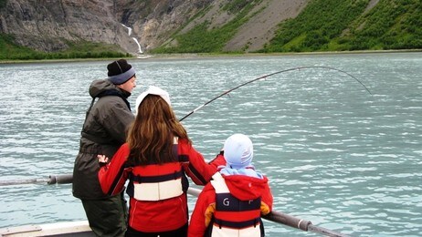 Fisketurister ved Koppangen (Foto: Keno Ferter) Fisketurister ved Koppangen (Foto: Keno Ferter)