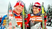 Northug og Bauer etter Tour de Ski (Foto: Heiko Junge/Scanpix) Northug og Bauer etter Tour de Ski (Foto: Heiko Junge/Scanpix)