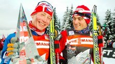 Northug og Bauer etter Tour de Ski (Foto: Heiko Junge/Scanpix)