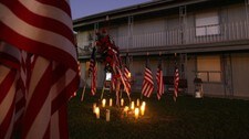 En markering for ofrene på Fort Hood-basen i Texas (Foto: Joe Raedle/Getty Images/Scanpix/AFP)