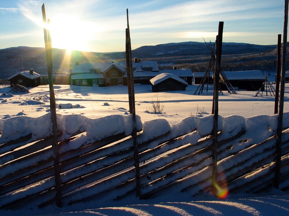 Barnevennlig skitur i Huldreheimen
