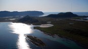 Den 362 meter høye langbølgemasten på Ingøy i Finnmark (Foto: Allan Klo/NRK)