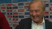Handballpresidenten imponert over Arendal - Handballpresident Karl Arne Johannessen var mektig imponert over korleis arendalittane arrangerte landskampen mellom Norge og Litauen. 