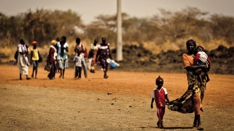 På flukt i Sudan (Foto: TIM FRECCIA/Afp) På flukt i Sudan (Foto: TIM FRECCIA/Afp)