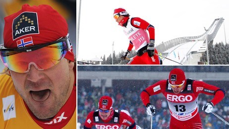 Øystein Pettersen, Marit Bjørgen, Anders Gløersen og Petter Northug (Scanpix) Øystein Pettersen, Marit Bjørgen, Anders Gløersen og Petter Northug (Scanpix)