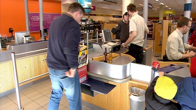 Systembolaget i Grebbestad (Foto: Kathrine Brønn/NRK) Systembolaget i Grebbestad (Foto: Kathrine Brønn/NRK)
