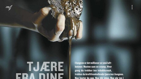 Antirøykkampanjen (Foto: Helsedirektoratet)