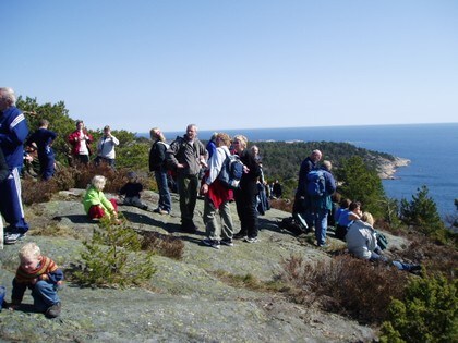 Fransåsenløypa i Risør. Fra åpningsturen 17. april 2005.