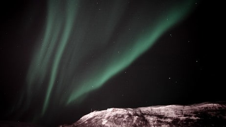 Nordlys over Tromsø (Foto: Tore Meek/NRK)