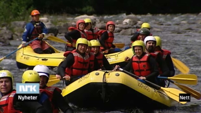 rafting, Sjoa (Foto: Arne Sørenes/NRK) rafting, Sjoa (Foto: Arne Sørenes/NRK)