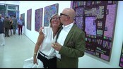 Abstrakt billedlek fra Killi Olsen - I helga åpnet Kjell Erik Killi Olsen sin første separatutstilling i Berlin, og med på begivenheten var også 300 kunstvenner. Blant dem flere titalls trøndere.