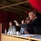 Støre taler under paneldebatten på Utøya 21. juli.