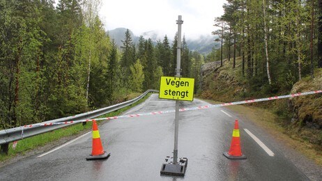 Mann funnet død i Nesbyen. (Foto: Gunnar Grimstveit/NRK) Mann funnet død i Nesbyen. (Foto: Gunnar Grimstveit/NRK)