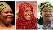 Leymah Gbowee, Tawakul Karman og Ellen Johnson-Sirleaf (Foto: STAFF/Reuters) Leymah Gbowee, Tawakul Karman og Ellen Johnson-Sirleaf (Foto: STAFF/Reuters)