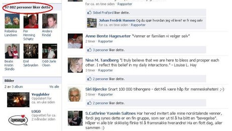 Framsnakkings tilhengere (Foto: Faksimile fra Facebook) Framsnakkings tilhengere (Foto: Faksimile fra Facebook)