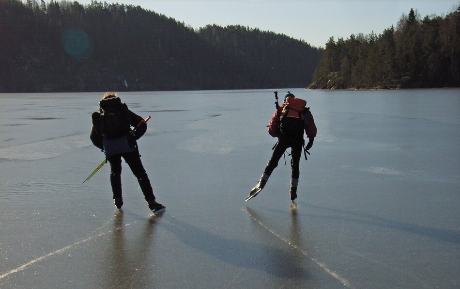 Skøytetur i marka