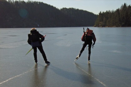 Skøytetur i marka