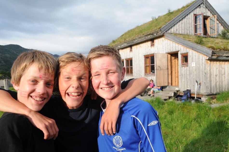 Fra venstre Linus Vormeland, Henrik Vormeland Paulsen , Yngve Grødem.
