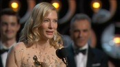 Oscar 2014: Se Kate Blanchetts takketale - Kate Blanchett fikk natt til mandag Oscar for sin innsats i "Blue Yasmine". Se Blanchett takke for prisen for beste kvinnelige skuespiller.