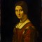 Leonardo: La Belle Ferroniere (1493-94), Musee du Louvre Paris. Leonardo: La Belle Ferroniere (1493-94), Musee du Louvre Paris.