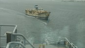 Skogøy på slep, nord for Rørvik