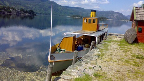 Bjoren på Byglandsfjord (Foto: Svein Sundsdal/NRK)