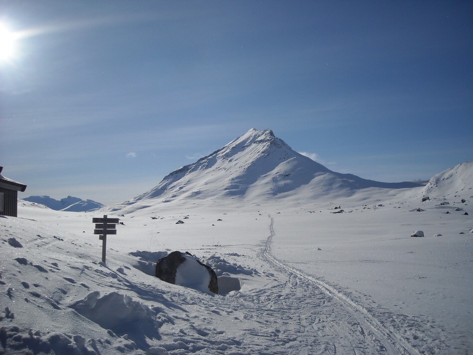 På tur fra Olavsbu til Fondsbu påska 2010