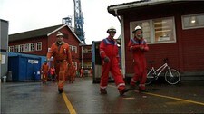 Verftsarbeidere (Foto: Arne Gunnar Olsen/NRK)