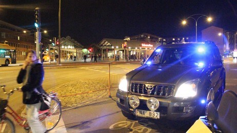 politisperringer Malmø (Foto: Helge Carlsen/NRK)
