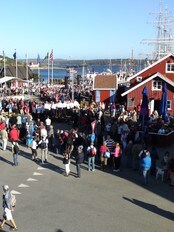 Fra åpningen av den marine nasjonalparken på Hvaler (Foto: Håvard Wien/NRK)