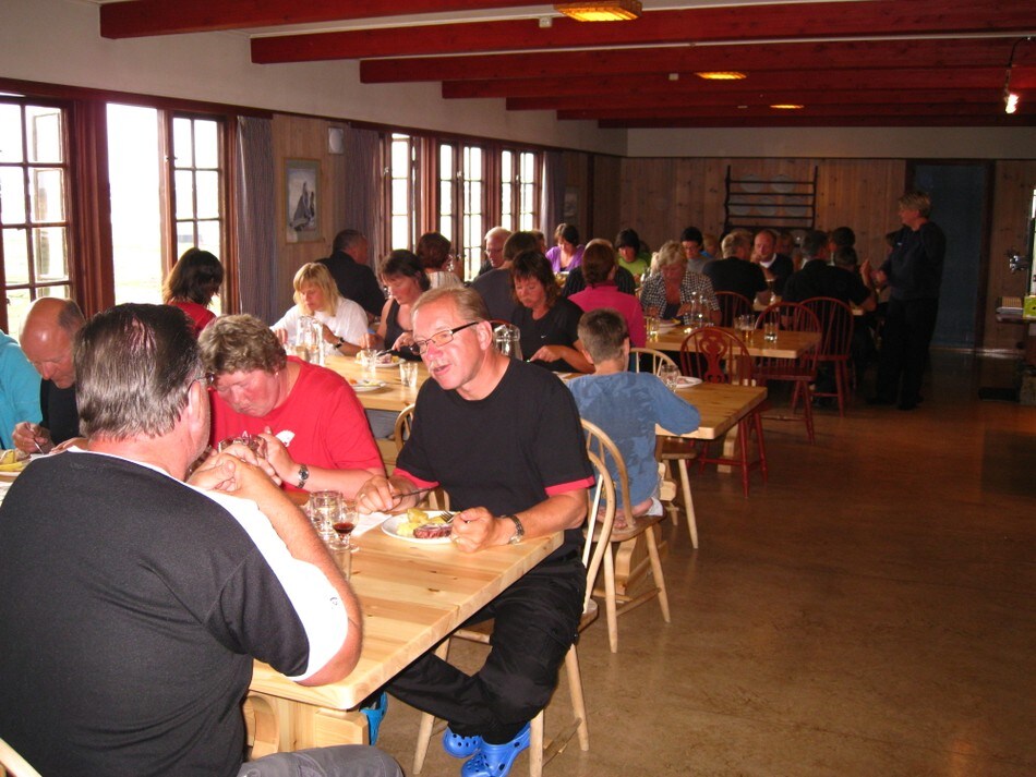 God stemning på Sandhaug. foto: DNT