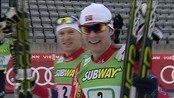 Norge vant kombinert lagsprint - Norges førstelag, bestående av Håvard Klemtsen og Jørgen Graabak, vant dagens kombinert lagsprint etter en strålende spurt av sistnevte. Norge lå på andre plass etter hoppdelen.