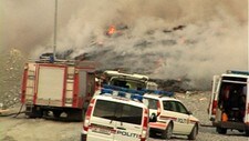 Brann i Festingedalen. (Foto: Arne Eithun/NRK)