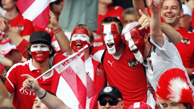 Østerrike (Foto: JOE KLAMAR/AFP)
