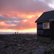 Solnedgang på Fannaråken juli 2007.