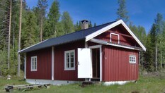 Ubetjent hytte. Vinger Finnskog. Finnskogen Turistforening