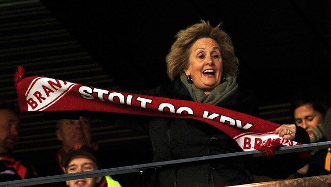 Trude Drevland på Brann Stadion (Foto: Hommedal, Marit/SCANPIX)