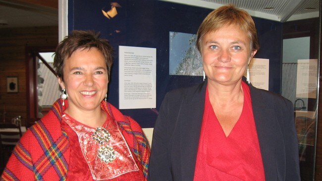 Ragnhild Vassvik og Rigmor Aasrud (Foto: Harrieth Aira/NRK)