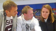 Jukka Hakkala (f.v) , Terje Reinertsen, Anne-Lise Henriette Rolland  (Foto: Christer Karlsen/NRK)