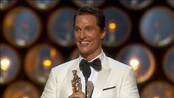 Oscar 2014: Se Matthew McConaugheys takketale - Se Matthew McConaughey fikk natt til mandag norsk tid Oscar i kategorien beste mannlige skuespiller for sin innsats i filmen "Dallas Buyers Club". Se McConaugheys takketale.