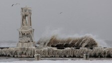 Vinterstorm i Chicago (Foto: Kiichiro Sato/Ap) Vinterstorm i Chicago (Foto: Kiichiro Sato/Ap)