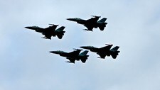 F16 over Ørlandet (Foto: Stian Lysberg Solum/Scanpix)