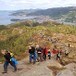 Over vidden fra Fløyen til Ulriken i Bergen