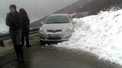 Snøskred på Vikafjellet