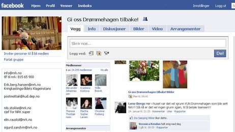 Drømmehagen facebook (Foto: Illustrasjon/skjermdump) Drømmehagen facebook (Foto: Illustrasjon/skjermdump)
