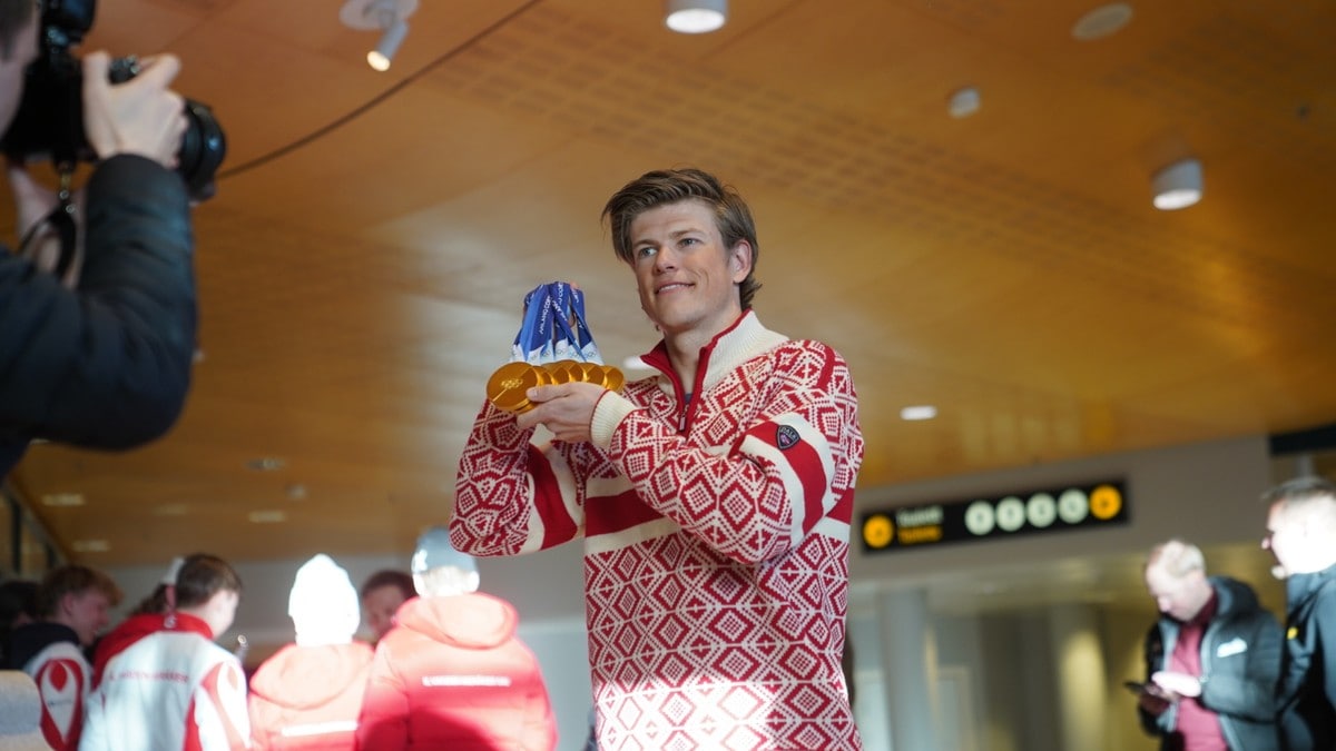 OL-heltene tilbake på trøndersk jord: – Gleder meg til å legge meg i egen seng